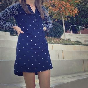 Nordstrom Navy/White Dress